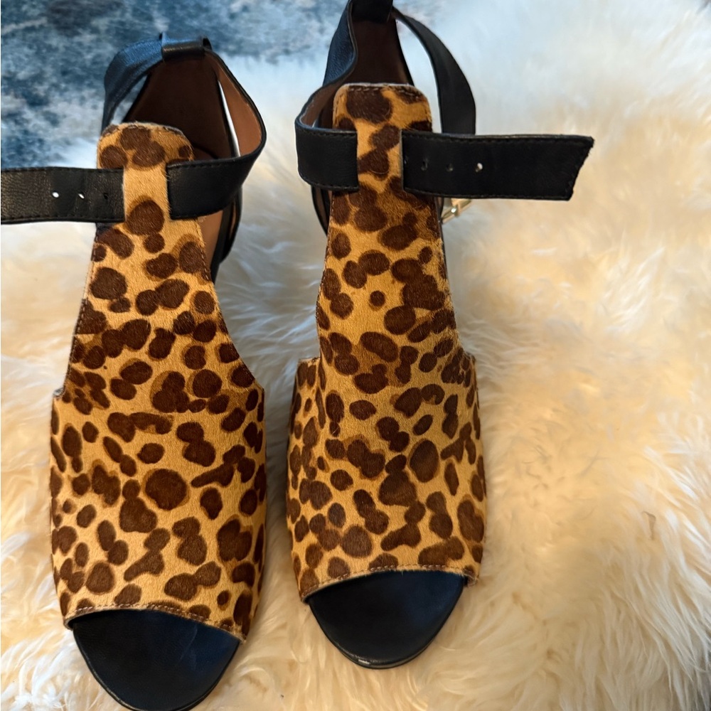 Vince Camuto Leopard Print Heels
